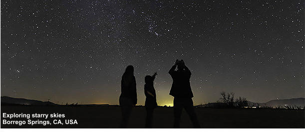 Exploring starry skiesBorrego Springs, CA, USA